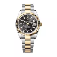 Superclone Rolex Sky-Dweller 42 mm Bright black Dial 336933 - view 1