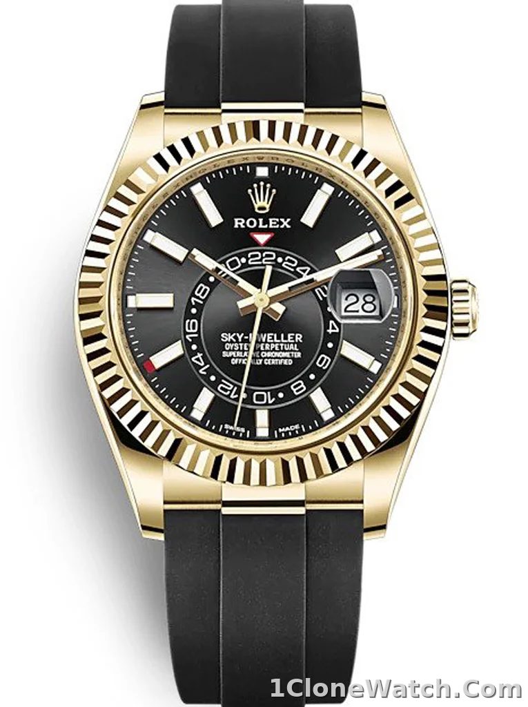 Superclone Rolex Sky-Dweller 42mm Black Dial 326238