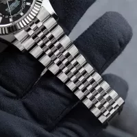 Superclone Rolex Sky-Dweller 42 mm Bright black Dial 336934 Jubilee - view 5