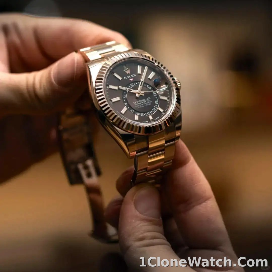 Rolex Sky-Dweller 326935 Chocolate - detail