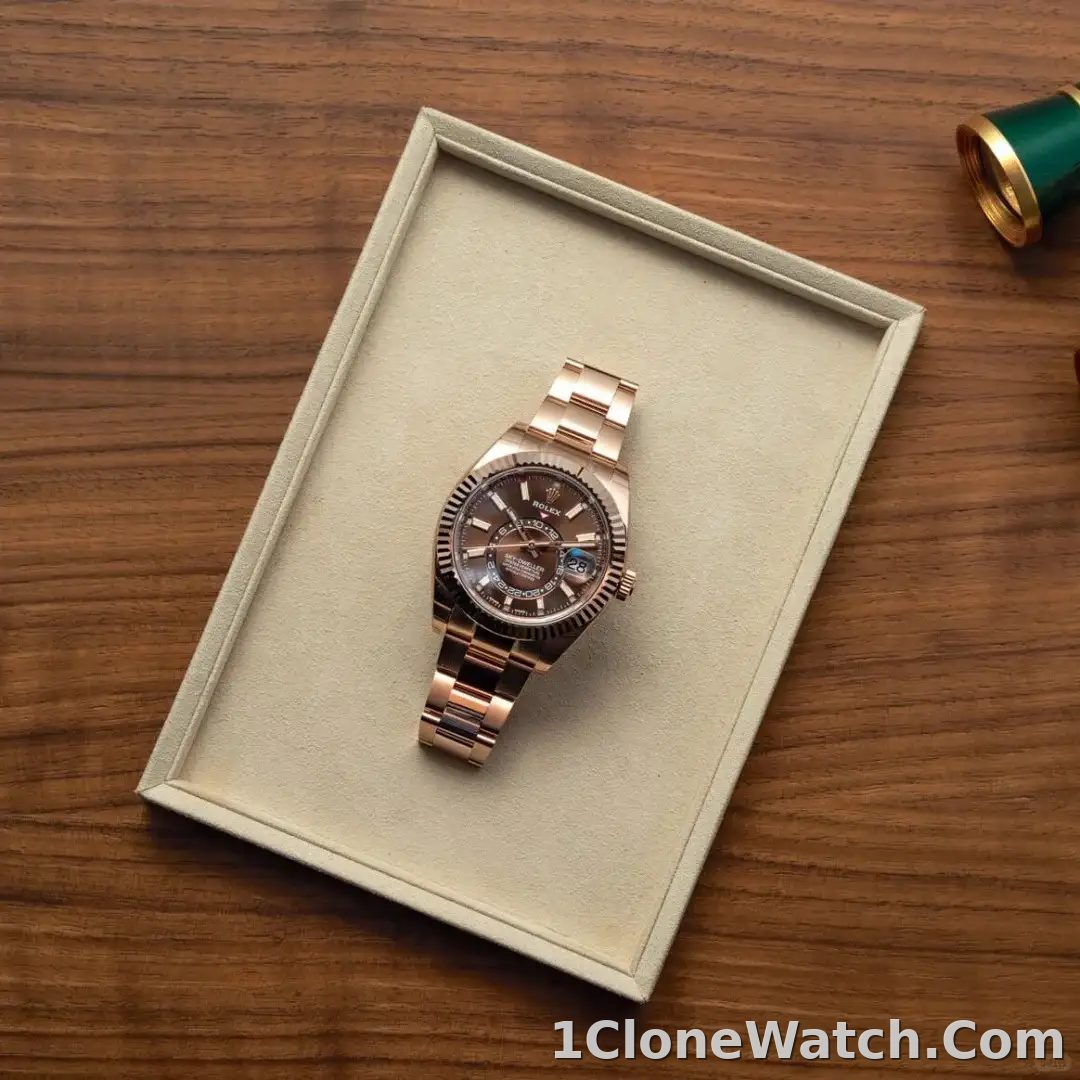 Rolex Sky-Dweller 326935 Chocolate - detail