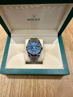 Rolex Sky Dweller Blue Dial White Gold Bezel Steel Jubilee 326934 - view 3