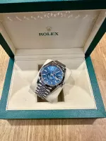 Rolex Sky Dweller Blue Dial White Gold Bezel Steel Jubilee 326934 - view 6