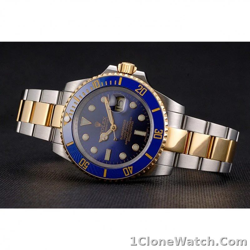 Superclone Rolex Submariner 41mm Blue Dial PR16233B - detail