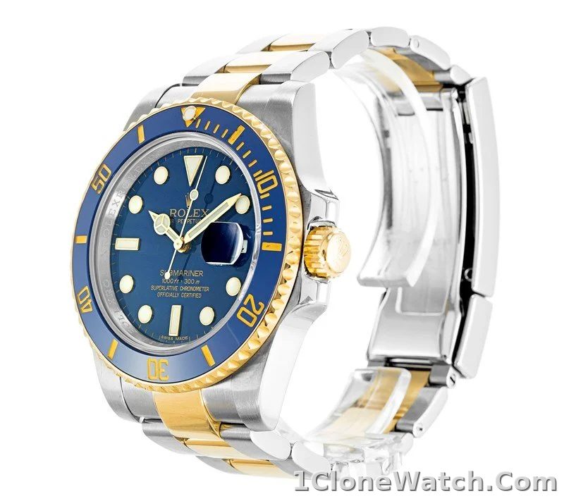 Rolex Submariner 40mm Blue Dial 116613LB  Bluesy - detail