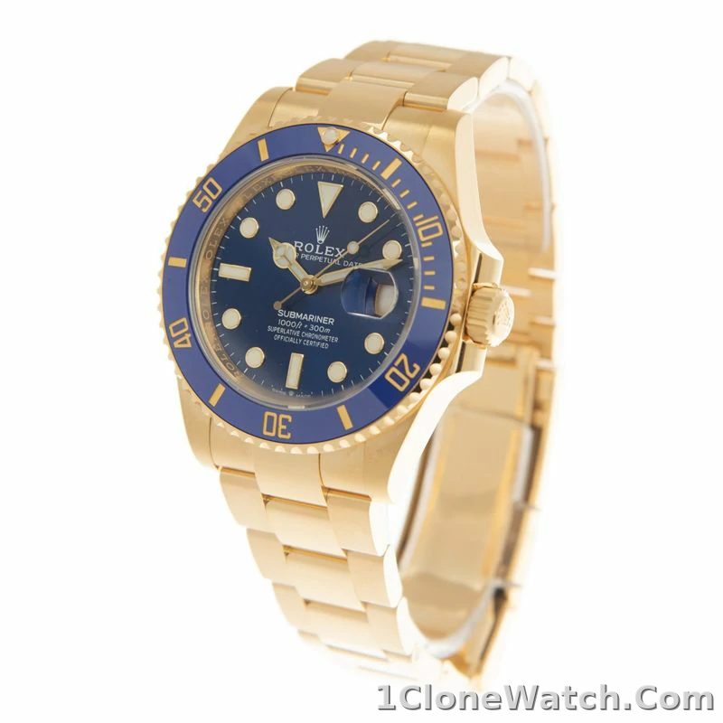 Rolex Submariner 41mm Blue Dial 126618LB - detail