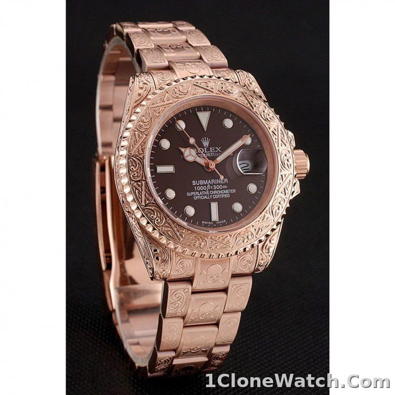 Superclone Rolex Submariner 41mm Brown Dial 1454087 - detail
