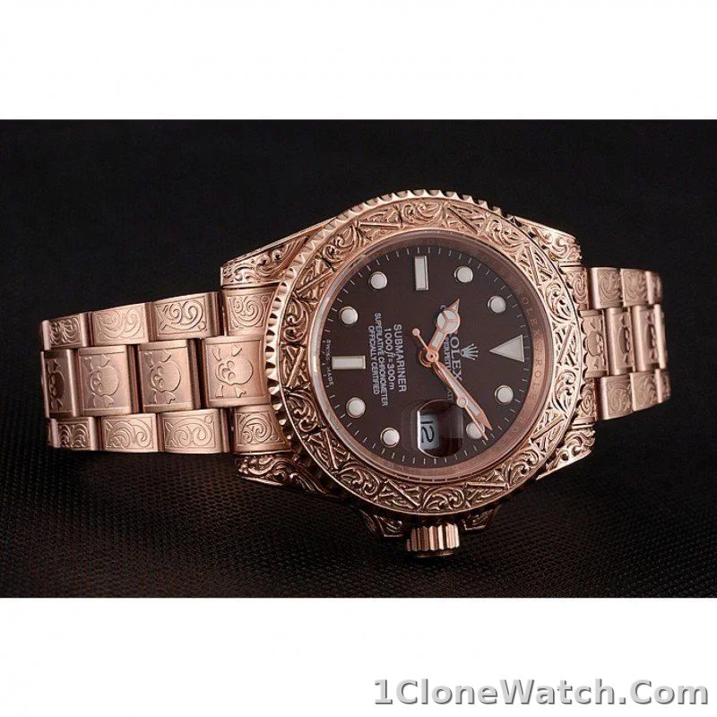 Superclone Rolex Submariner 41mm Brown Dial 1454087 - detail