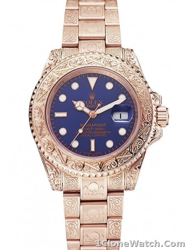 Superclone Rolex Submariner 41mm Blue Dial 1454085