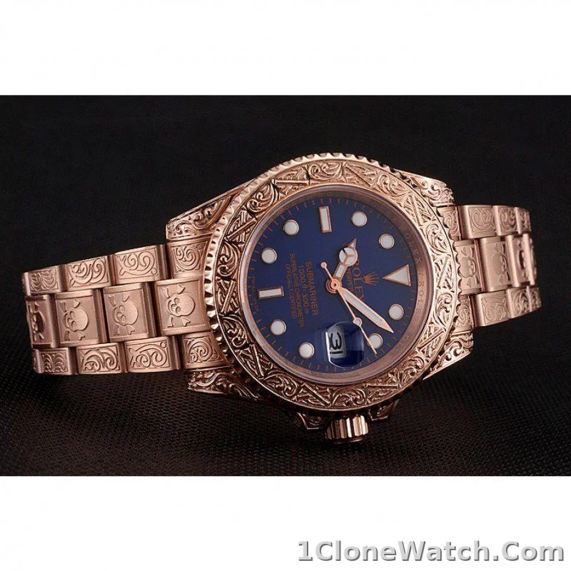 Superclone Rolex Submariner 41mm Blue Dial 1454085 - detail