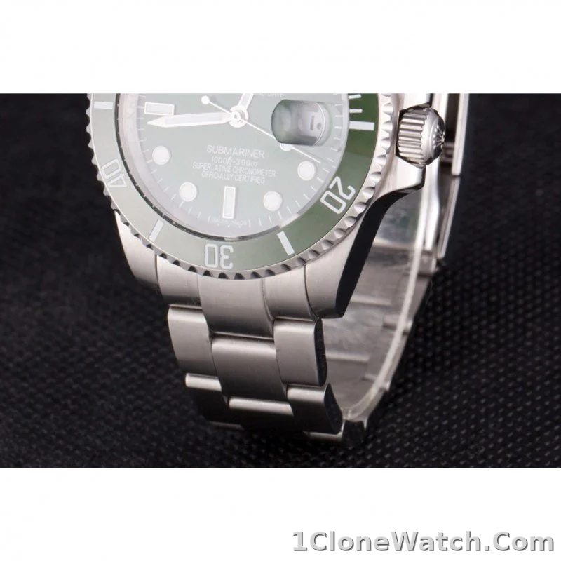 Superclone Rolex Submariner 40mm Green Dial Mechanism-SRL51 - detail