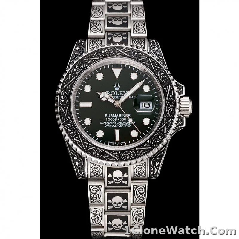 Rolex Submariner 41mm Green Dial 1454079 - detail