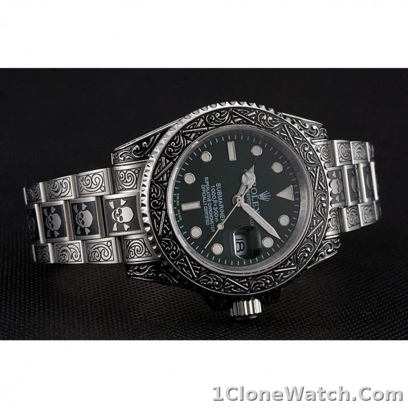 Rolex Submariner 41mm Green Dial 1454079 - detail