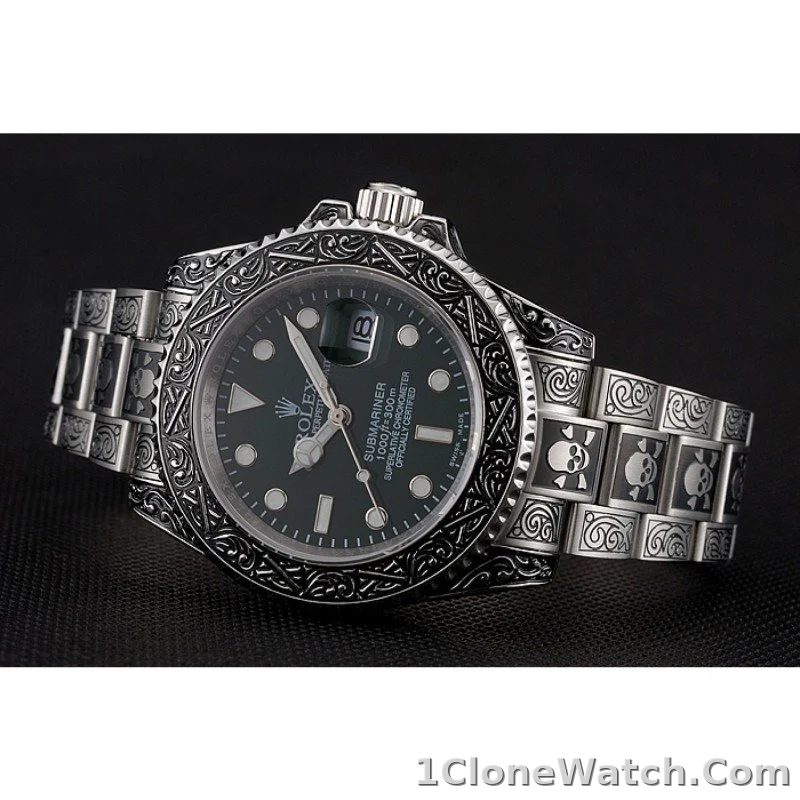 Rolex Submariner 41mm Green Dial 1454079 - detail