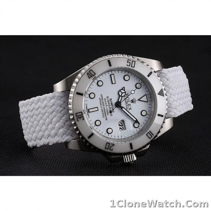 Rolex Submariner 41mm White Dial 1453867 - detail