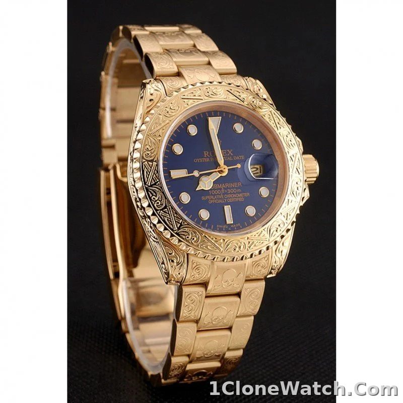 Superclone Rolex Submariner 41mm Blue Dial 1454089 - detail