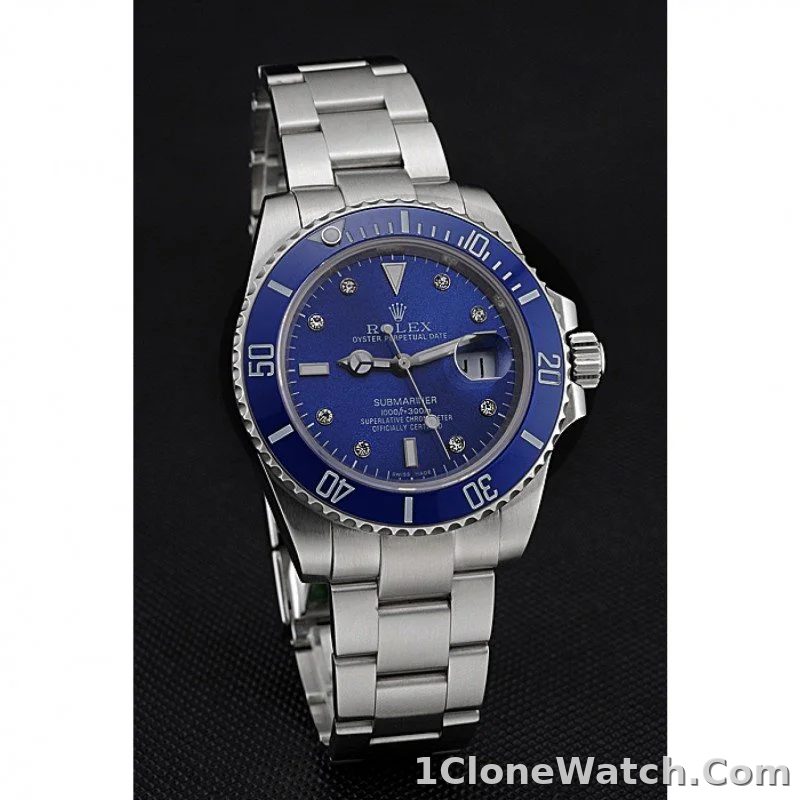 Rolex Submariner 40mm Blue Dial 622638 - detail