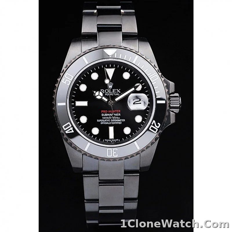 Superclone Rolex Submariner 41mm Black Dial PRHUNTERPRO - detail