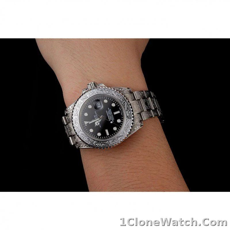 Superclone Rolex Submariner 41mm Black Dial 1454093 - detail