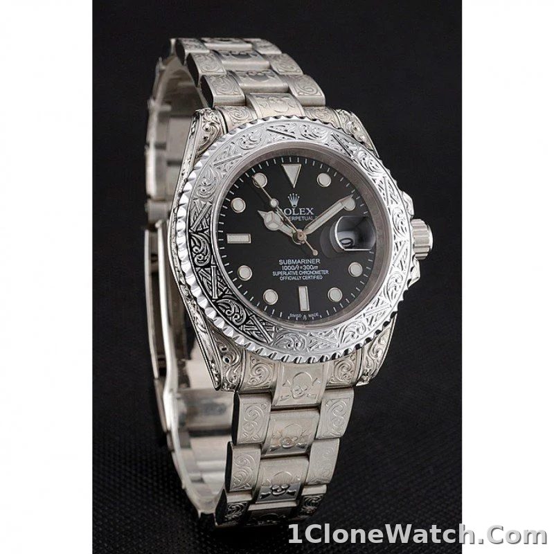 Superclone Rolex Submariner 41mm Black Dial 1454093 - detail