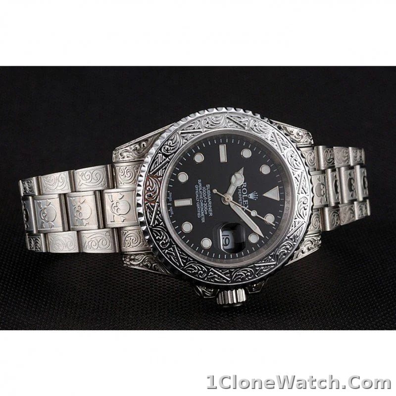 Superclone Rolex Submariner 41mm Black Dial 1454093 - detail