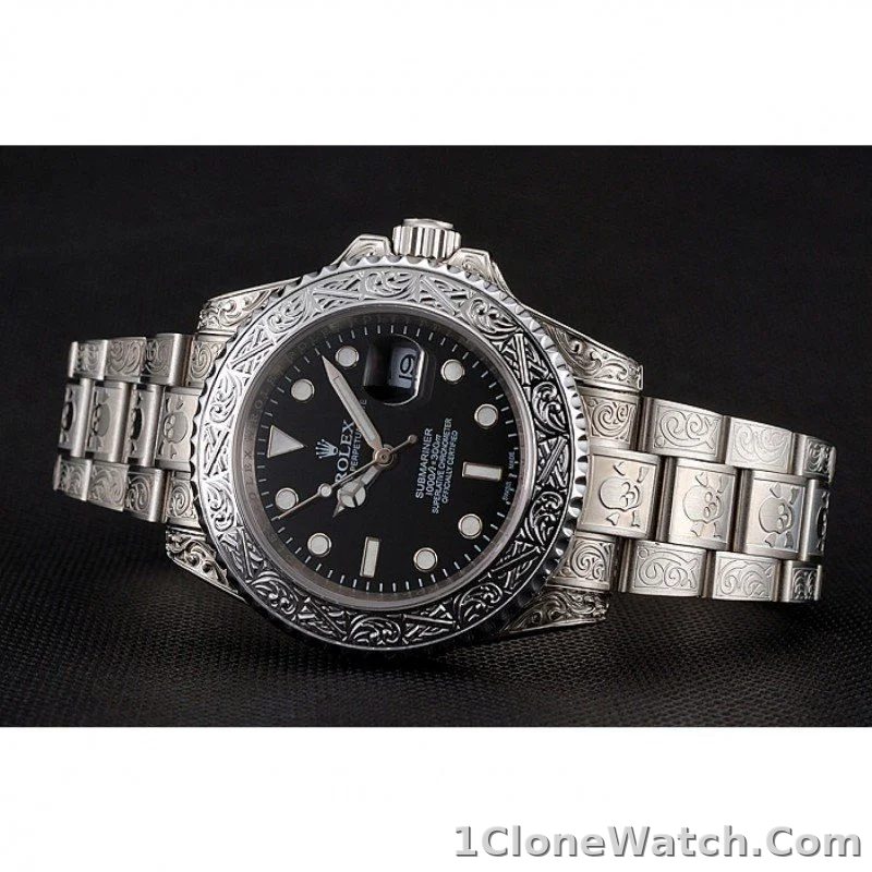 Superclone Rolex Submariner 41mm Black Dial 1454093 - detail