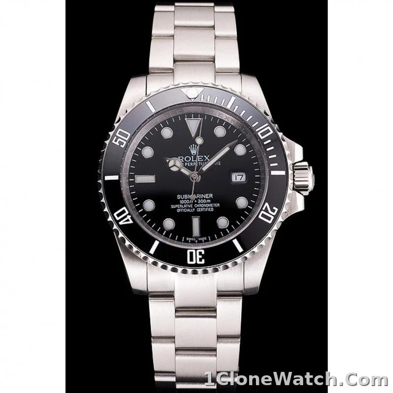 Superclone Rolex Submariner 41mm Black Dial PR16233P - detail