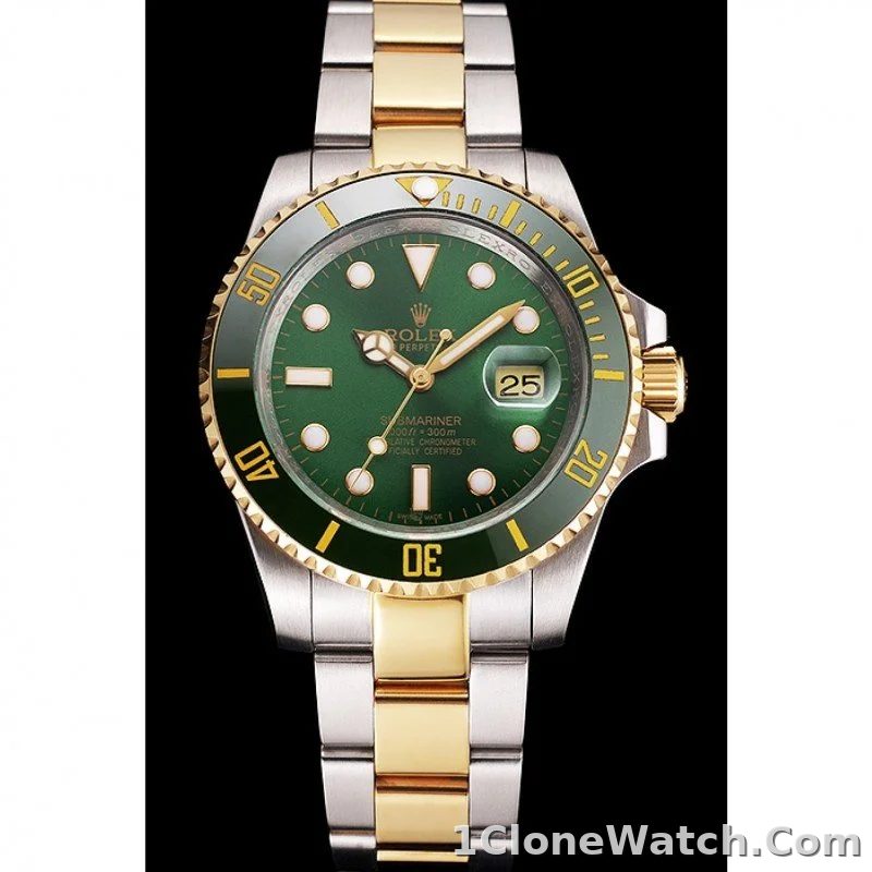Superclone Rolex Submariner 41mm Green Dial PR16233GRG - detail