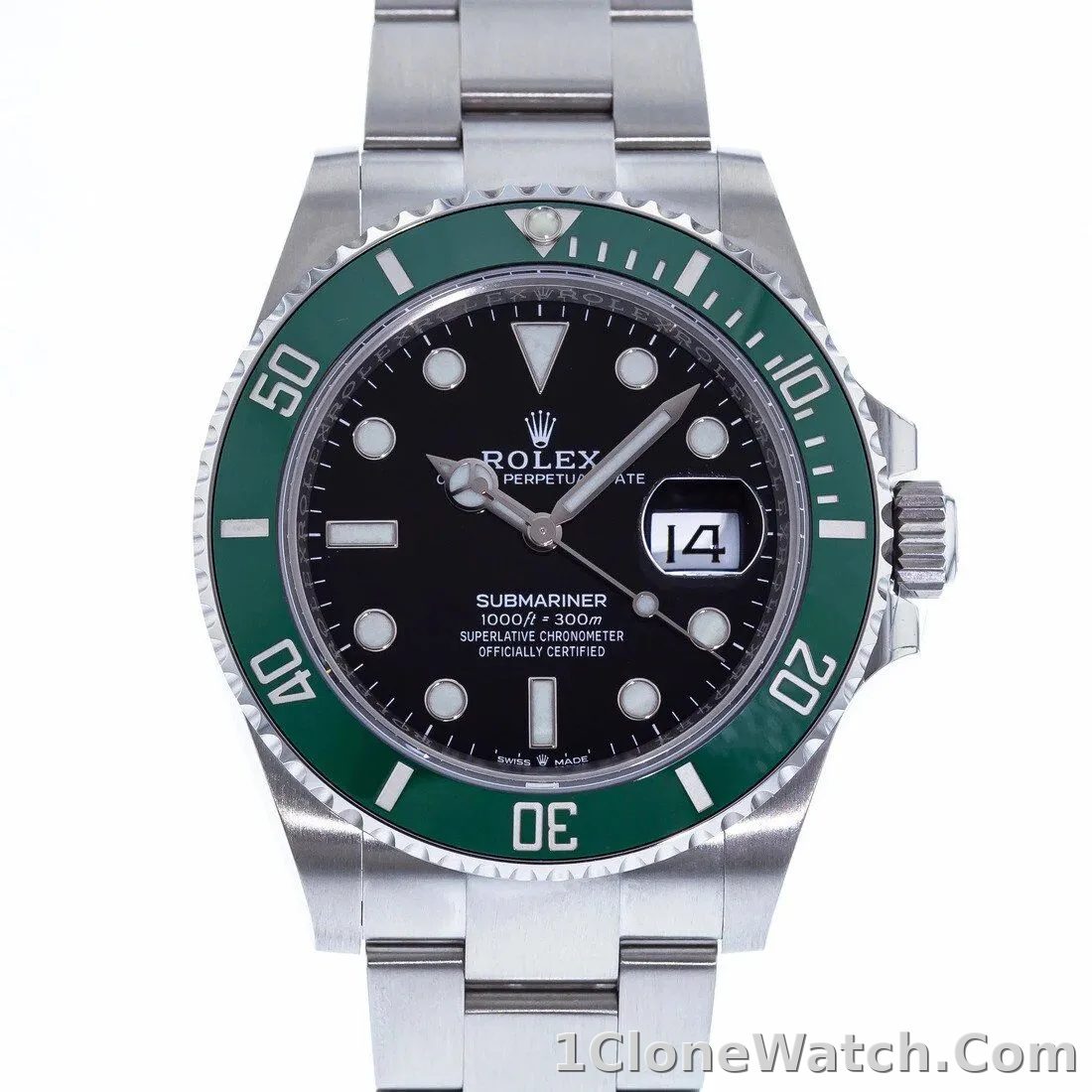 Rolex Submariner Date 126610LV “Starbucks” - detail