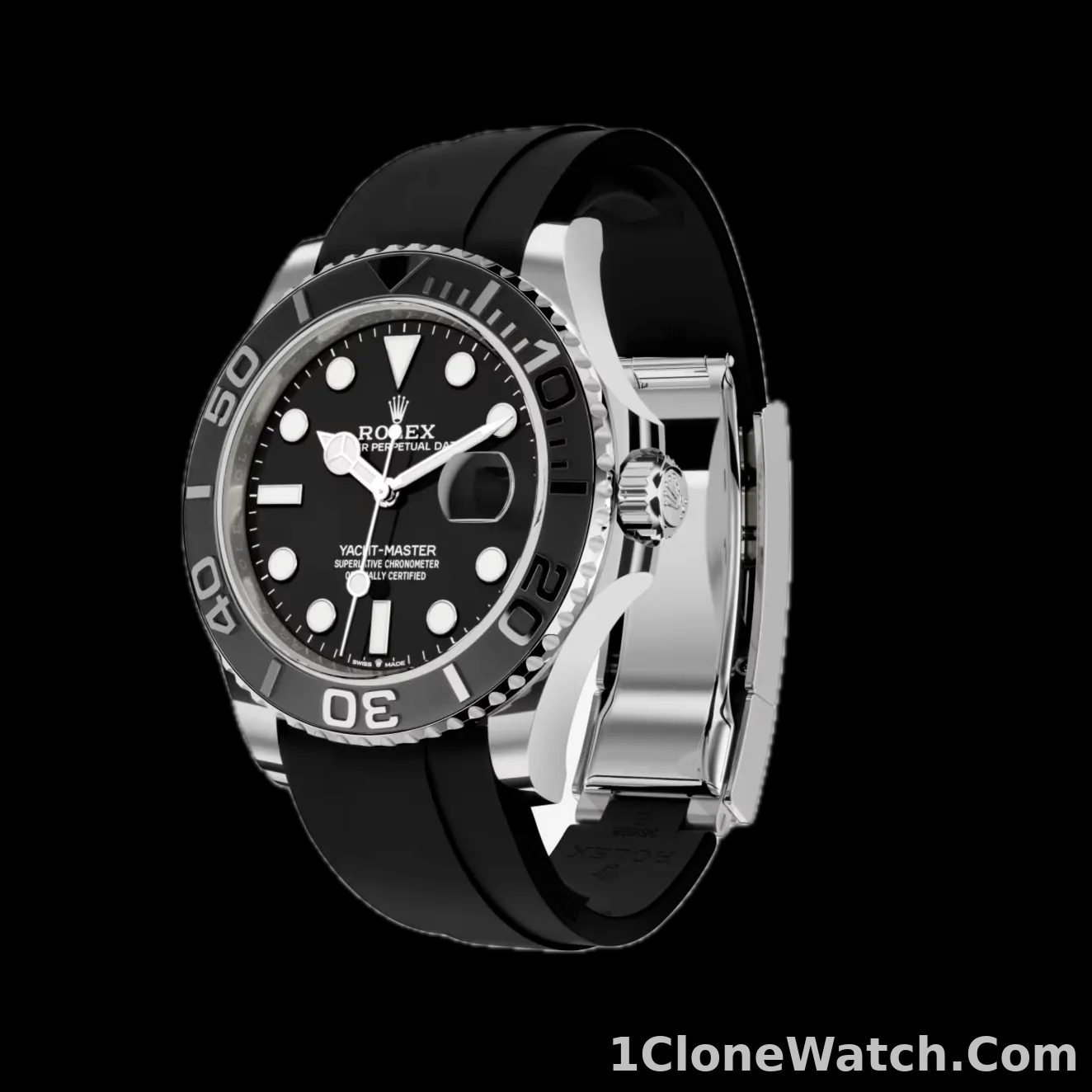 Rolex Yacht-Master 42mm Black Dial 226659 - detail