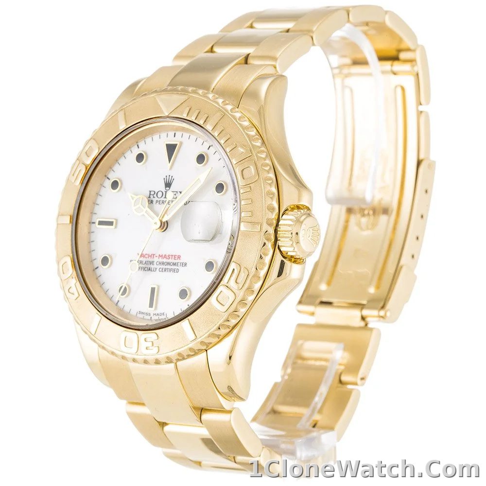 Rolex Yacht-Master 40mm White Dial 16628 - detail