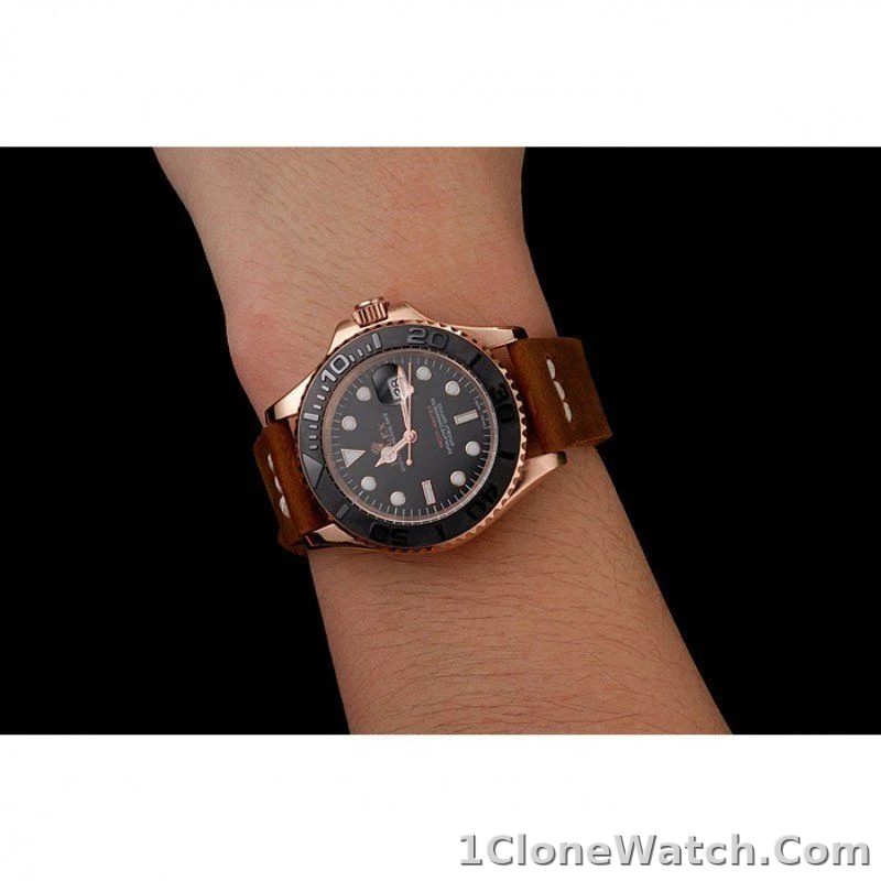 Rolex Yacht-Master 41mm Black Dial 1453861 - detail