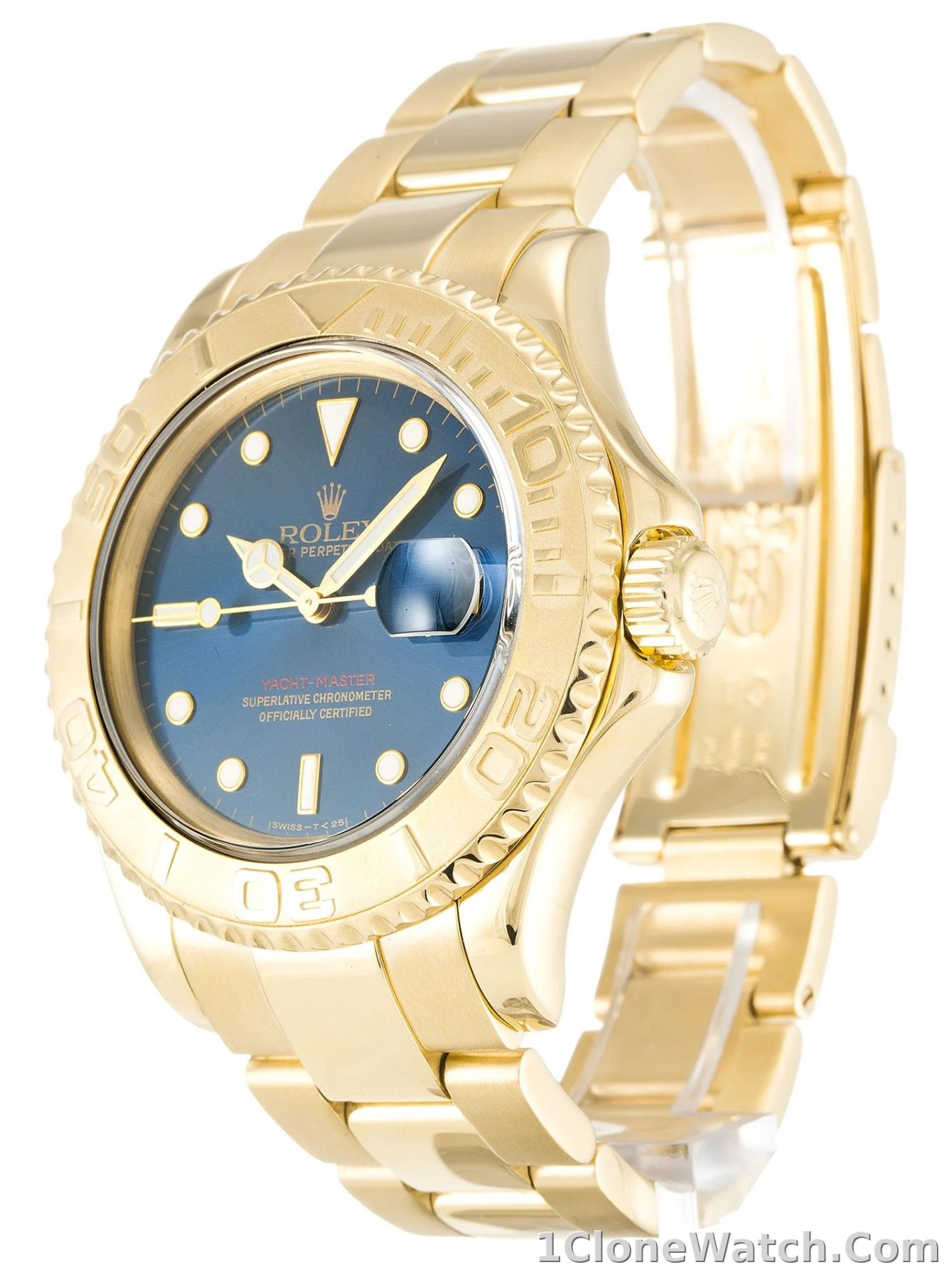 Rolex Yacht-Master 40mm Blue Dial 16628 - detail