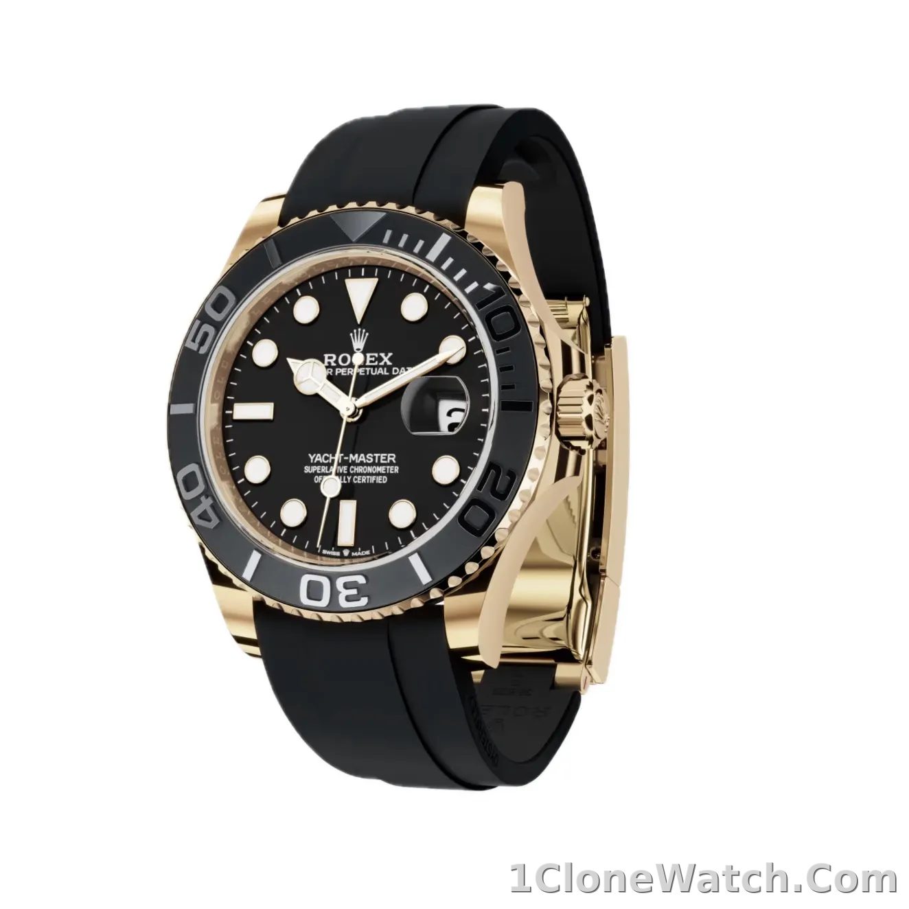 Rolex Yacht-Master 42mm Black Dial 226658 - detail