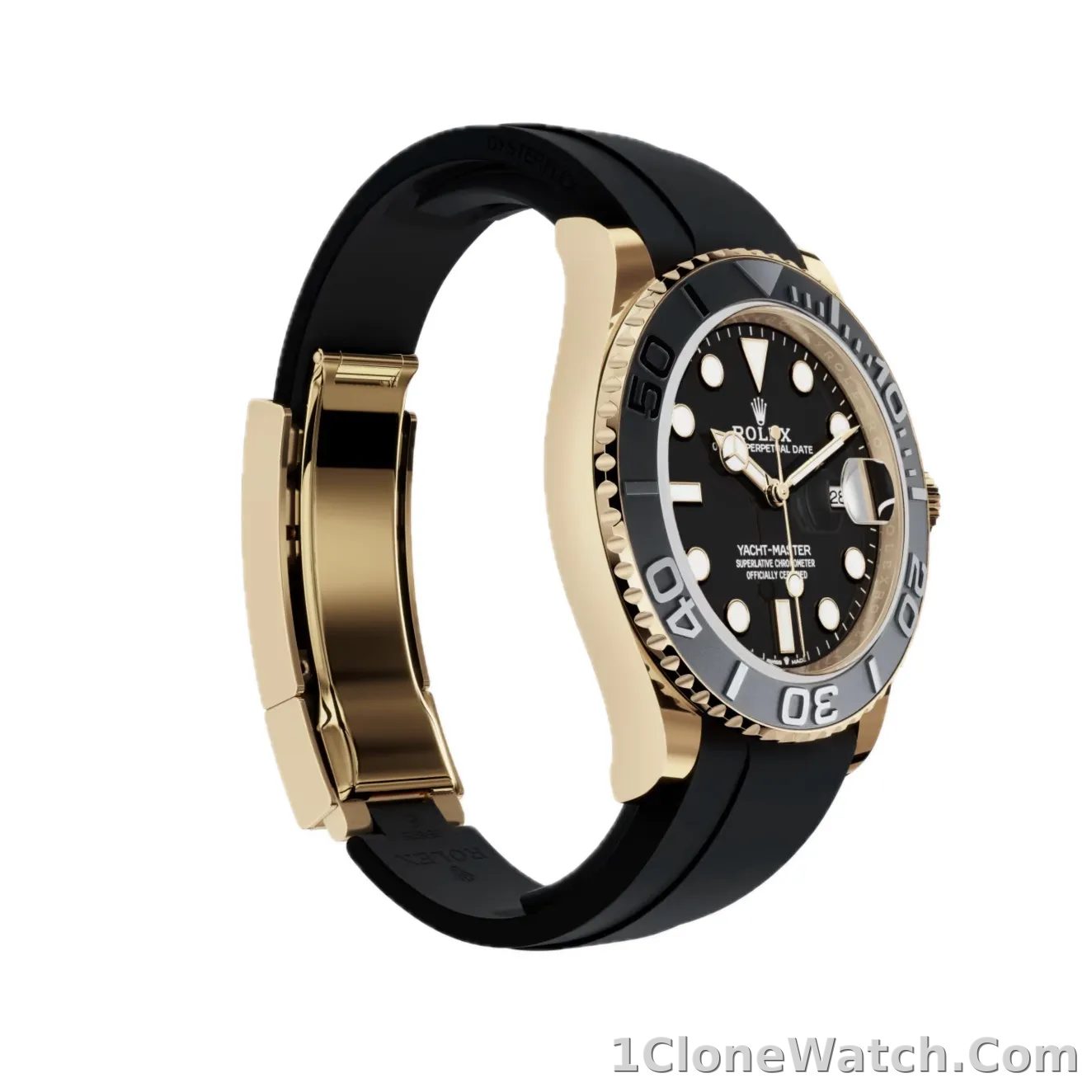 Rolex Yacht-Master 42mm Black Dial 226658 - detail