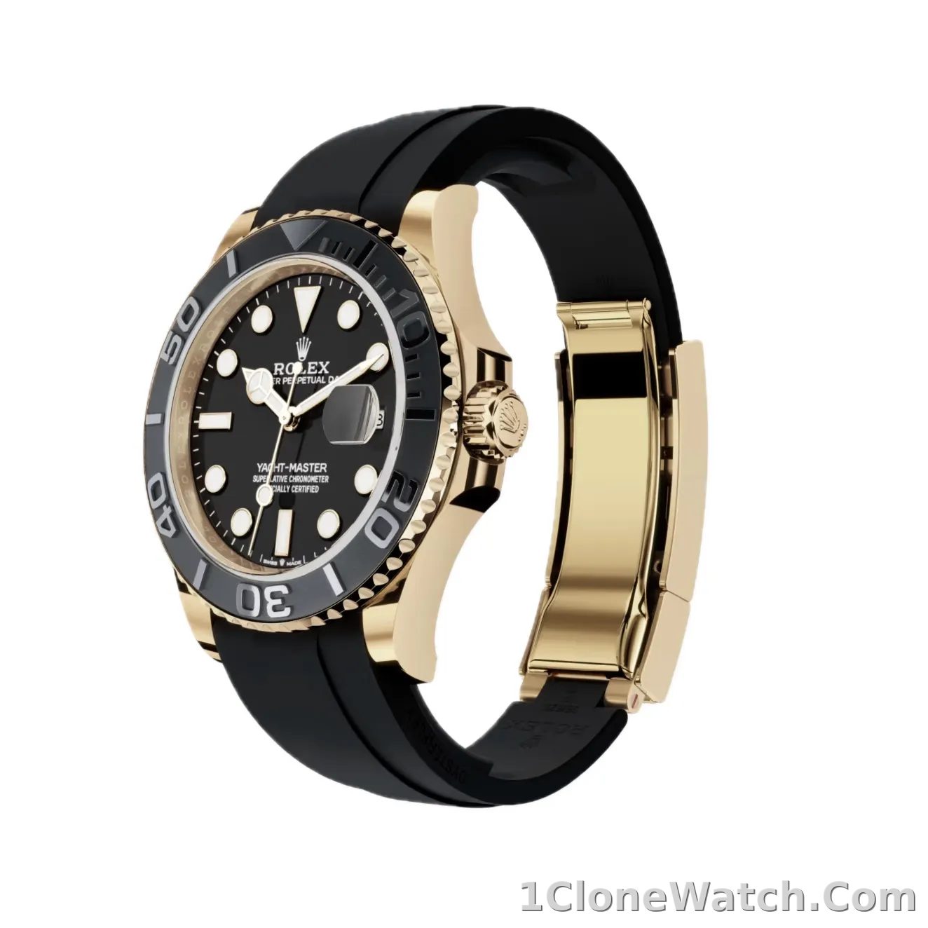 Rolex Yacht-Master 42mm Black Dial 226658 - detail