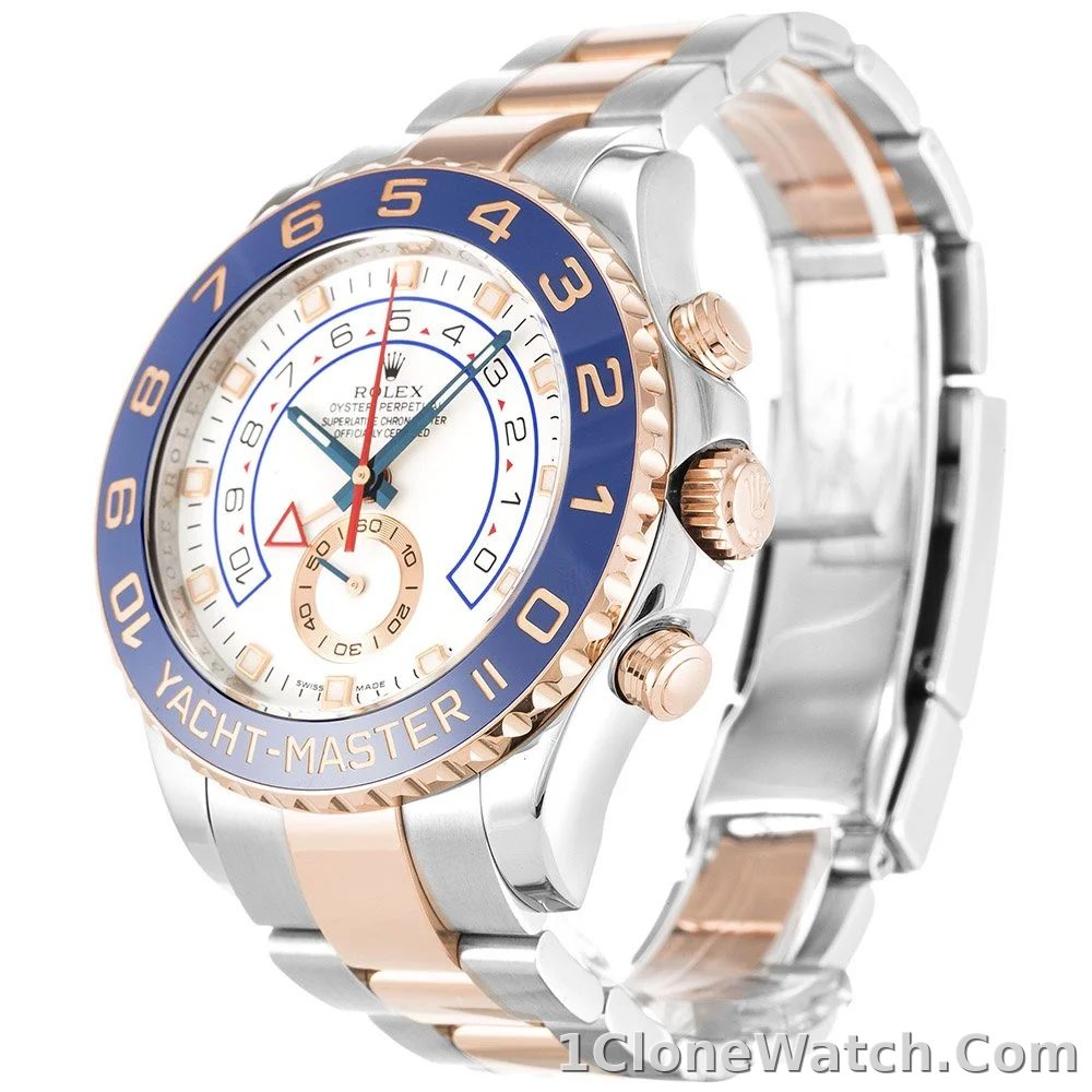 Rolex Yacht-Master 44mm White Dial 116681 - detail