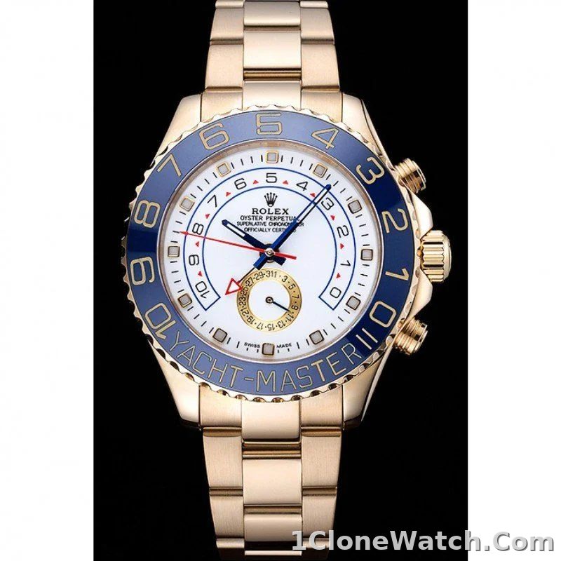 Rolex Yacht-Master 44mm White Dial 622271 - detail
