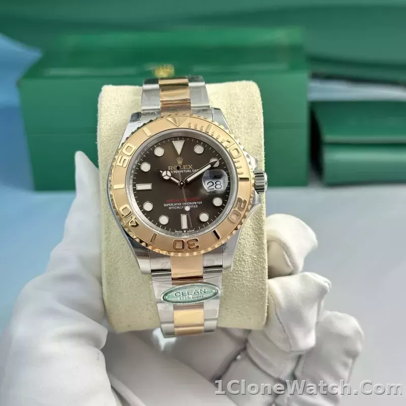 Rolex Yacht-Master 40mm Chocolate Dial 126621 - detail
