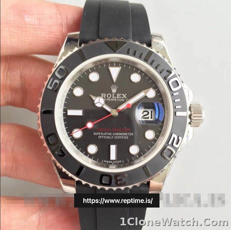 Rolex Yacht-Master 116655.1 Men Black 40MM - detail