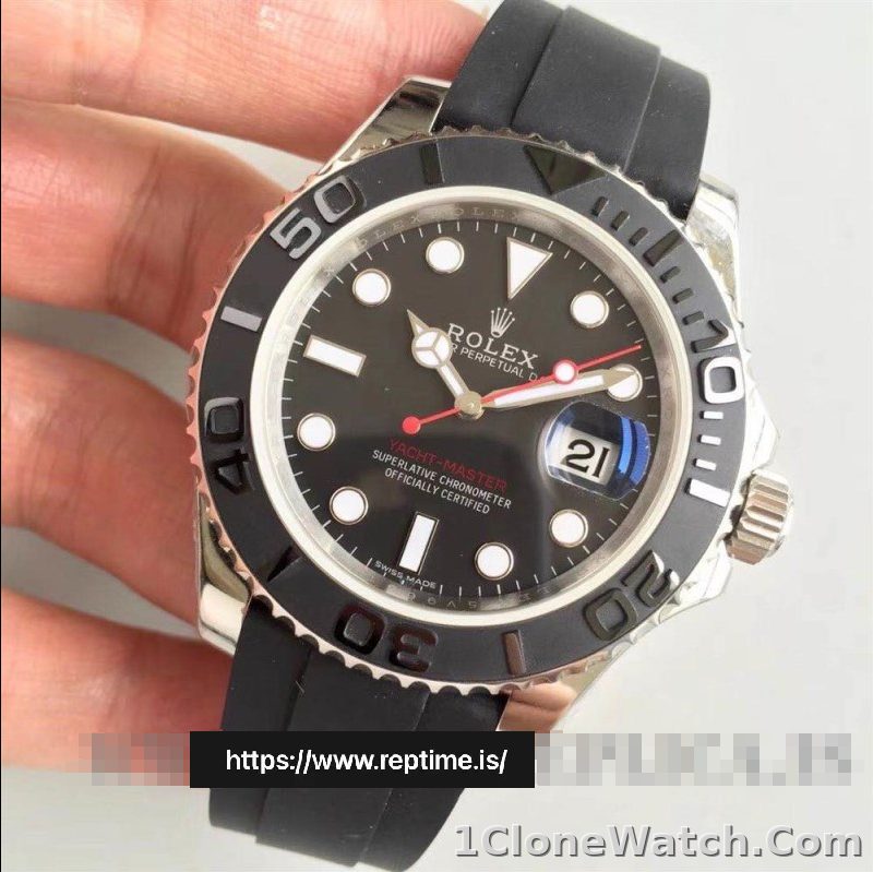 Rolex Yacht-Master 116655.1 Men Black 40MM - detail