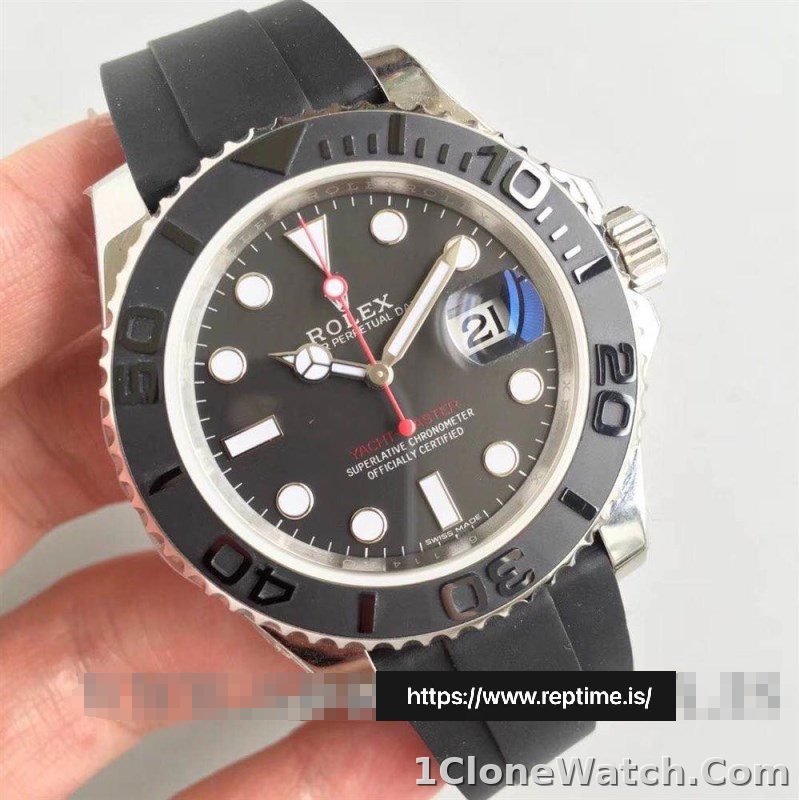 Rolex Yacht-Master 116655.1 Men Black 40MM - detail
