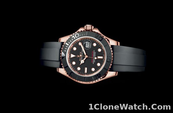 Rolex Yacht-Master 40 Oyster 40 mm Everose gold 126655 - detail
