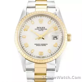Rolex Oyster Perpetual Date 15200 - detail
