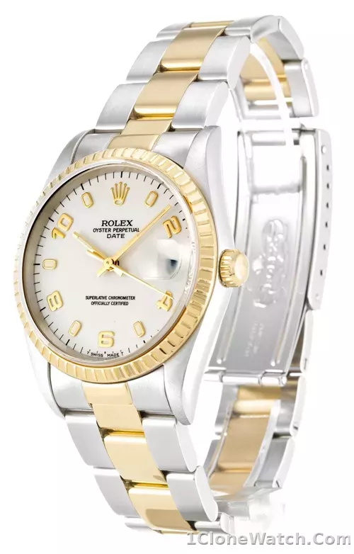 Rolex Oyster Perpetual Date 15223 - detail