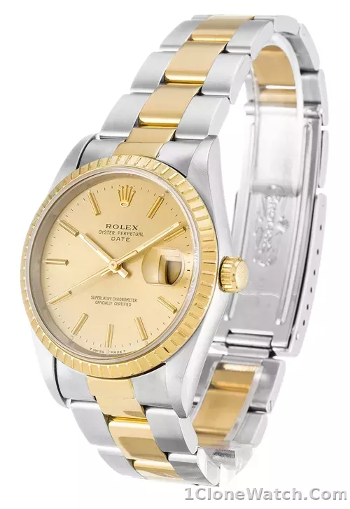 Rolex Oyster Perpetual Date 15223 - detail
