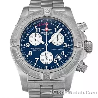 Breitling Super Avenger A13370 - detail