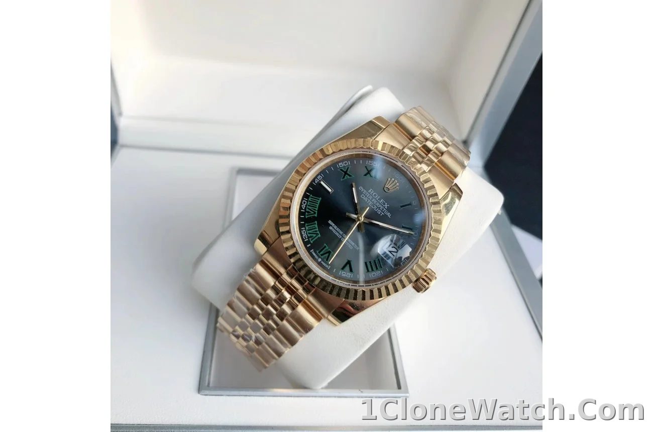 Couple Watches Rolex Datejust 36/28mm RG/RG Jubilee Bracelet - detail