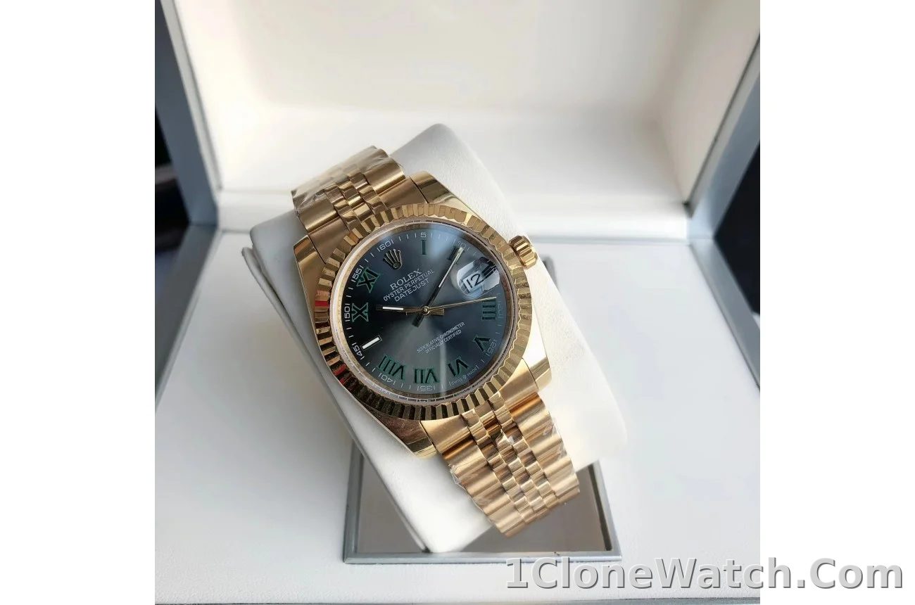 Couple Watches Rolex Datejust 36/28mm RG/RG Jubilee Bracelet - detail