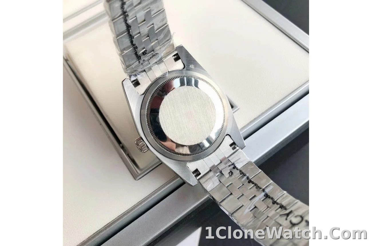 Couple Watches Rolex Datejust 36/28mm SS/SS Jub Green/Dia - detail